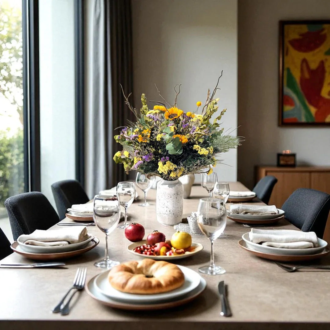 למה כדאי לקשט את שולחן החגים בזר משומר של Forever Flowers